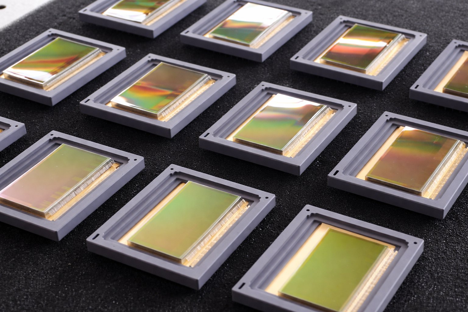 Curved sensors series production